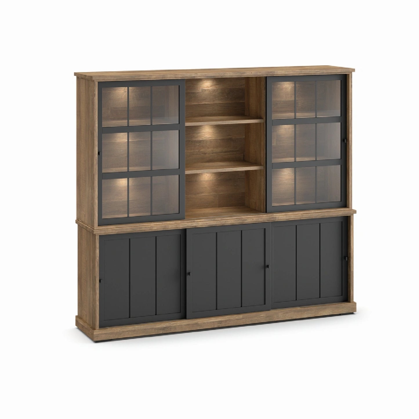 Vitrine Bricks&Wood 233cm