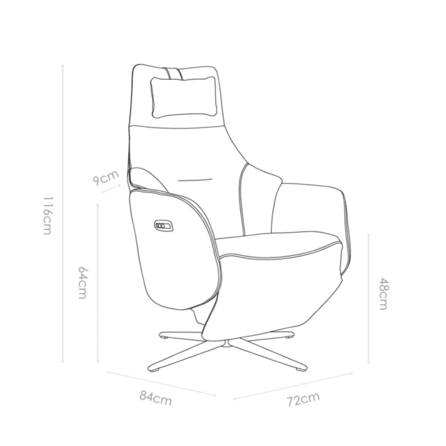 Relaxzetel Turin elektrisch