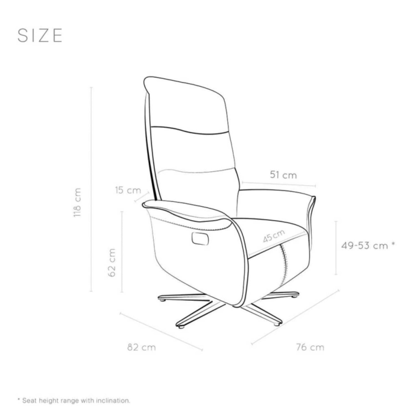 Relaxzetel Siena elektrisch