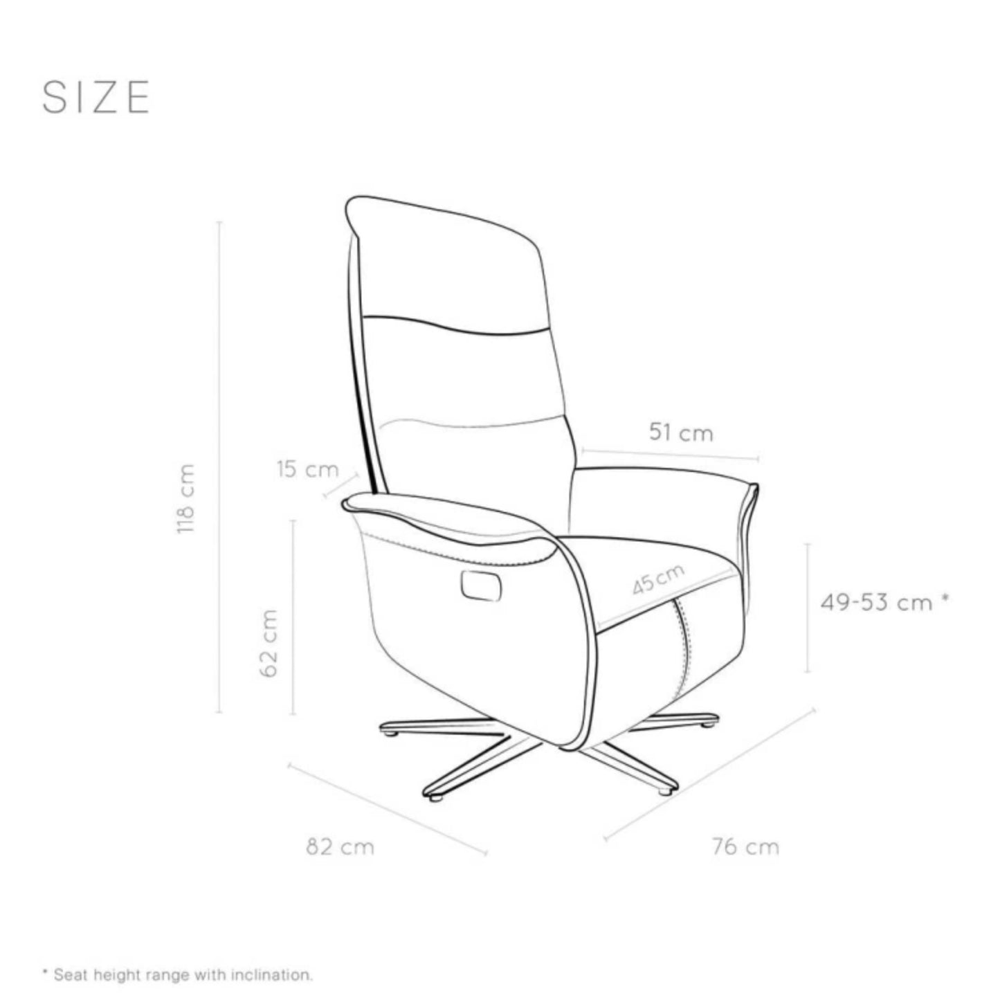 Relaxzetel Siena elektrisch