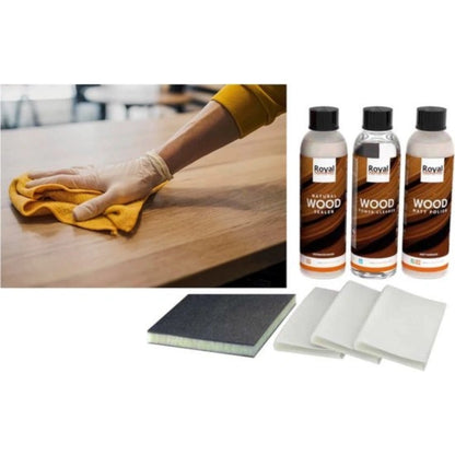 Wood care kit natural wood sealer