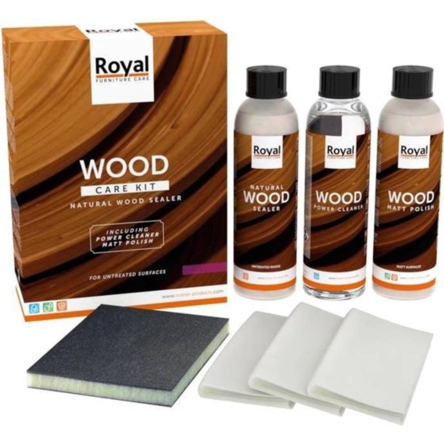 Wood care kit natural wood sealer