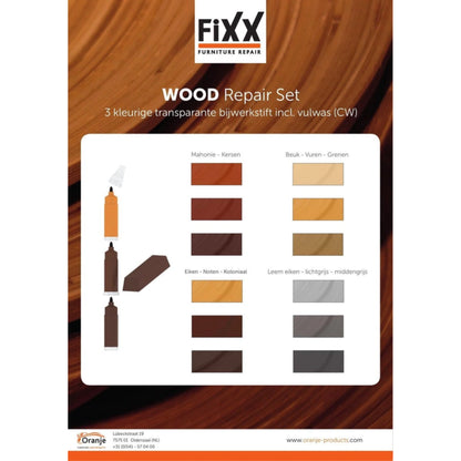 Wood repair set