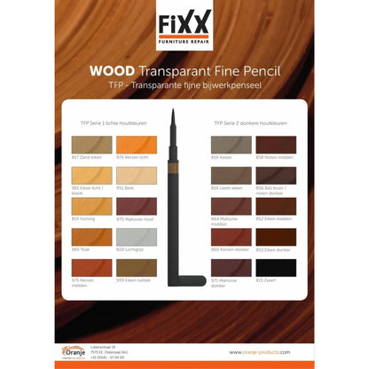 Wood transparent fine pencil